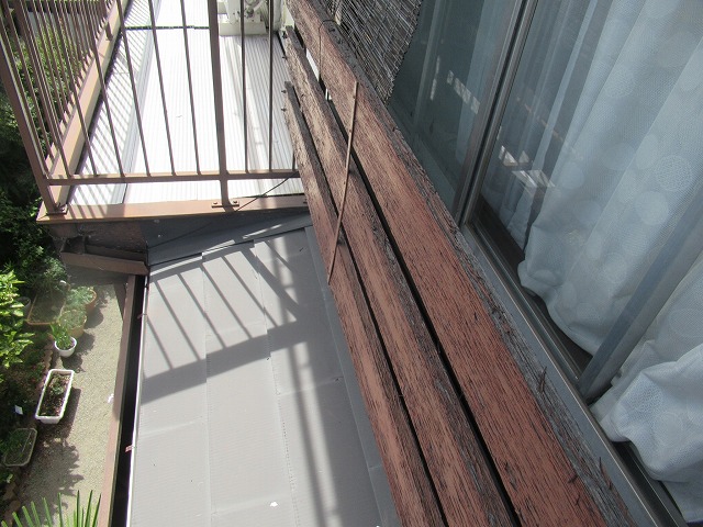 甲府市　外壁塗装工事　現場調査